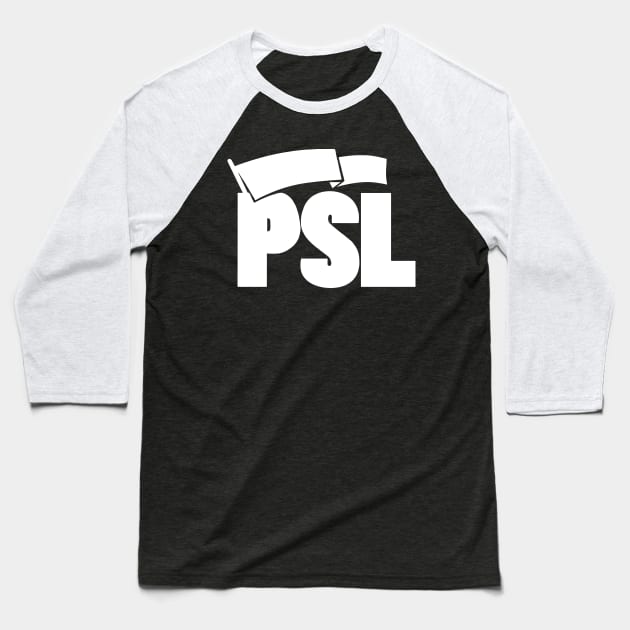 PSL Party White Baseball T-Shirt by RevolutionToday